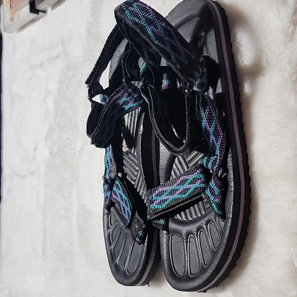 WOMEN'S  TAHITI MULTI COLOR SANDALS. - Picture 2 of 6